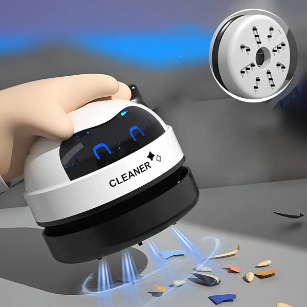 Compact Mini Desktop Vacuum Cleaner